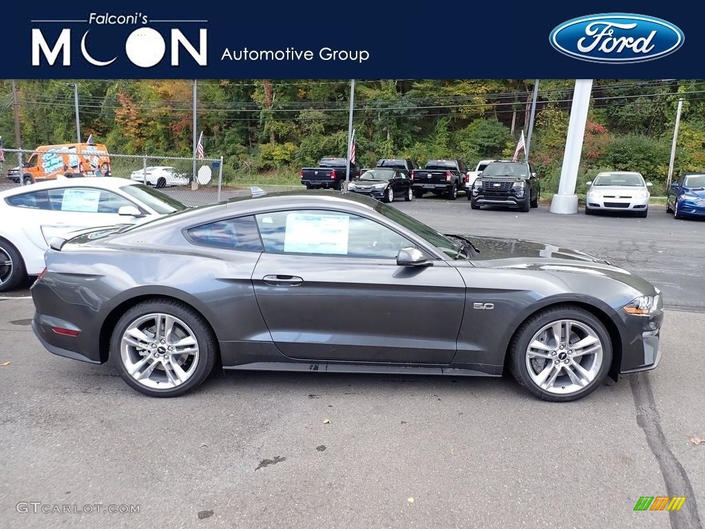 2020 Mustang GT Premium Fastback - Magnetic / Showstopper Red photo #1