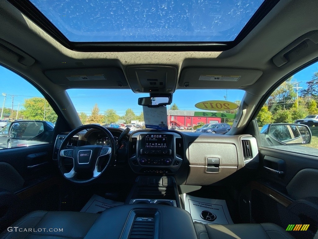 2017 Sierra 1500 SLT Crew Cab 4WD - Pepperdust Metallic / Cocoa/­Dune photo #13