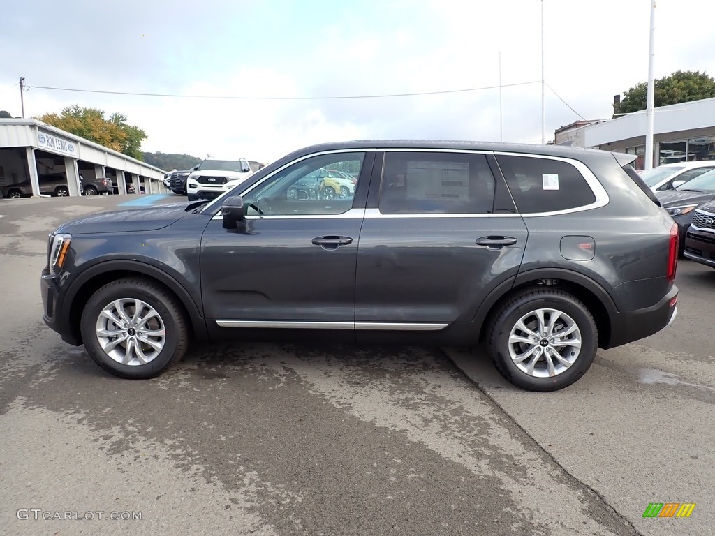 2021 Telluride LX AWD - Gravity Gray / Black photo #6