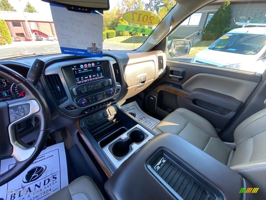 2017 Sierra 1500 SLT Crew Cab 4WD - Pepperdust Metallic / Cocoa/­Dune photo #28