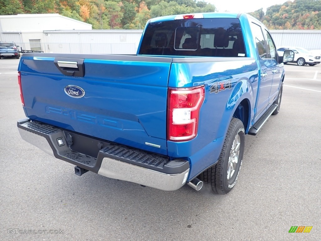 2020 F150 XLT SuperCrew 4x4 - Velocity Blue / Medium Earth Gray photo #2