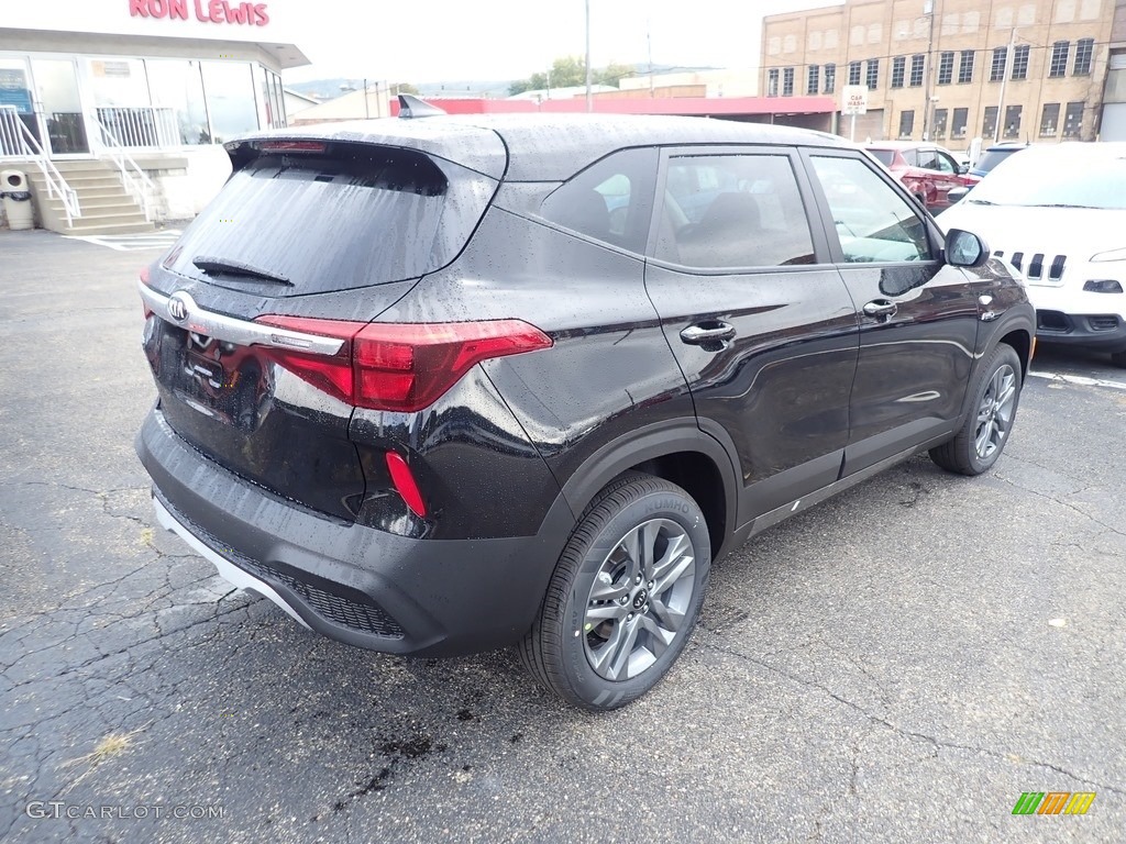 2021 Seltos LX AWD - Black Cherry / Black photo #2