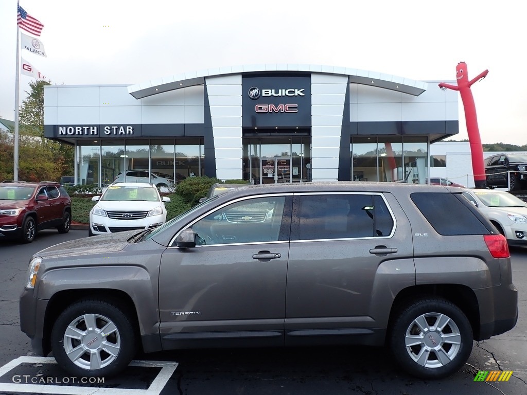 2011 Terrain SLE AWD - Mocha Steel Metallic / Jet Black photo #1