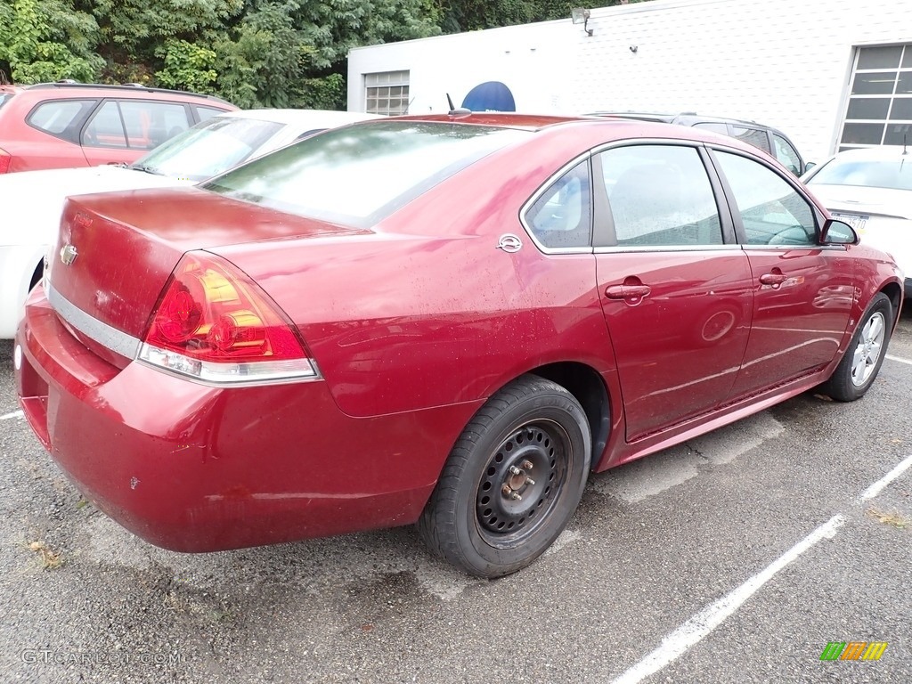 2009 Impala LT - Victory Red / Ebony photo #4