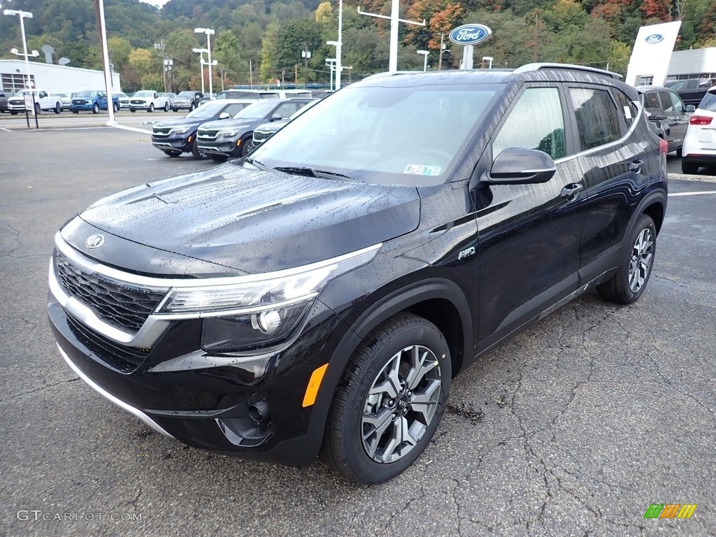 Black Cherry 2021 Kia Seltos EX AWD Exterior Photo #139766728
