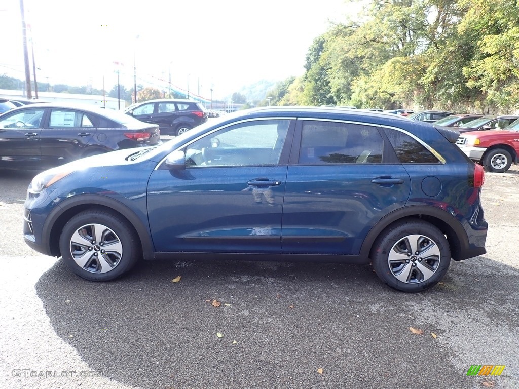 2020 Niro LXS Hybrid - Deep Cerulean / Light Gray photo #6