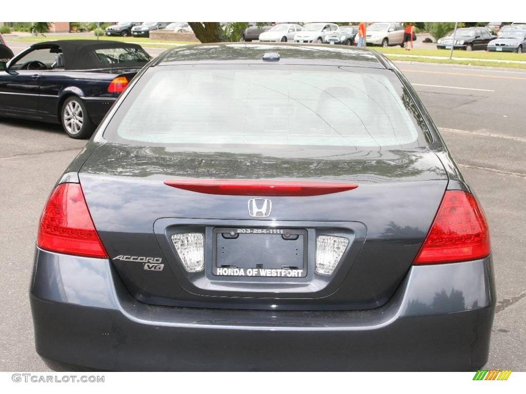 2006 Accord EX-L V6 Sedan - Graphite Pearl / Gray photo #6