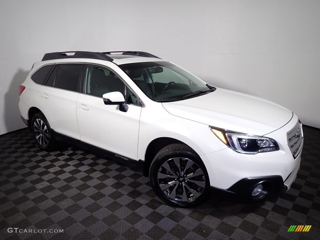 Crystal White Pearl 2015 Subaru Outback 2.5i Limited Exterior Photo #139768716