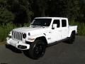 2021 Bright White Jeep Gladiator High Altitude 4x4  photo #2