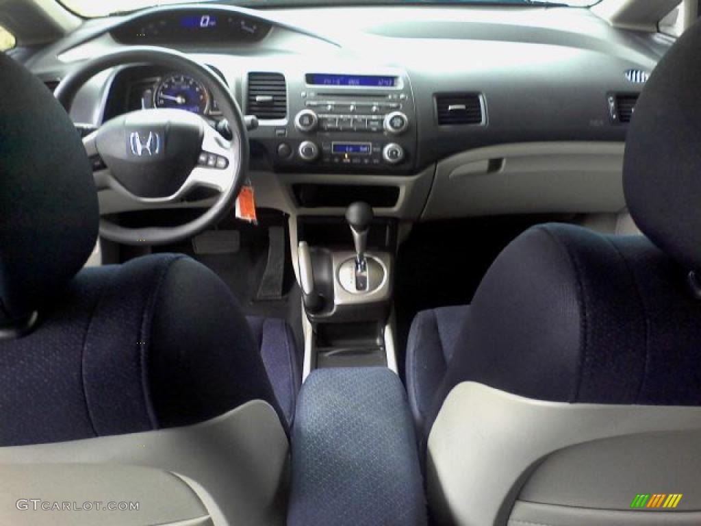 2008 Civic Hybrid Sedan - Magnetic Pearl / Blue photo #16