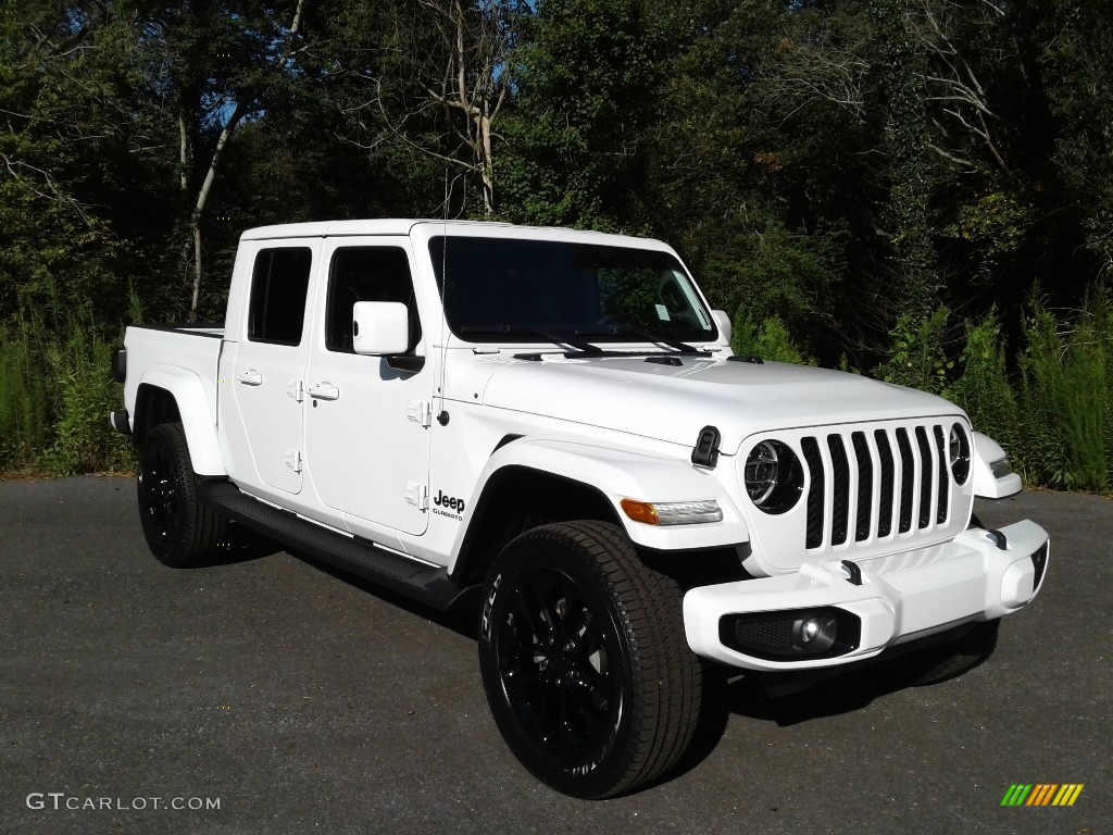 Bright White 2021 Jeep Gladiator High Altitude 4x4 Exterior Photo #139769140