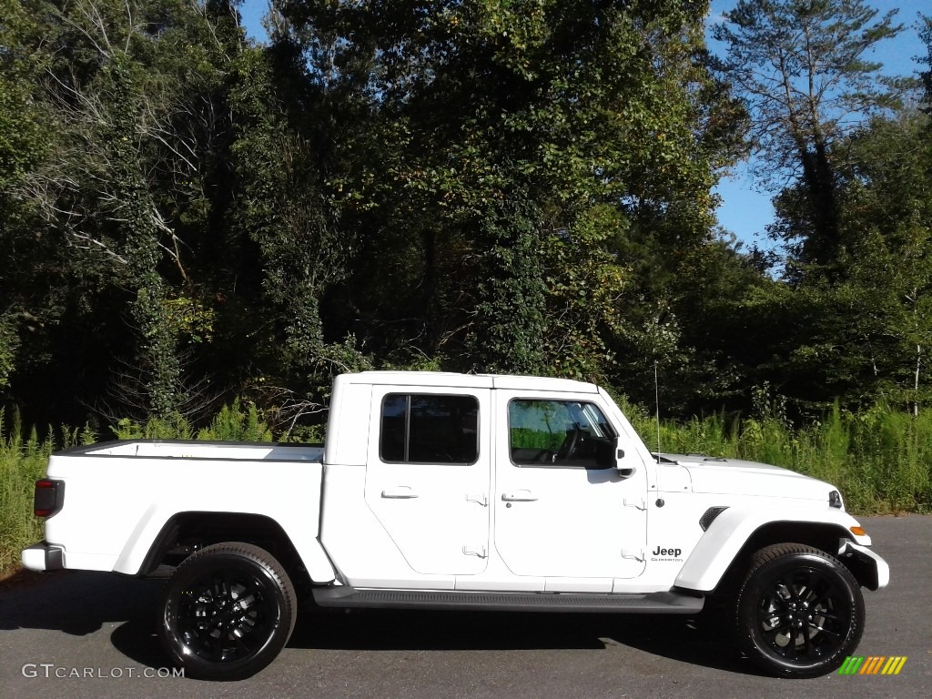 Bright White 2021 Jeep Gladiator High Altitude 4x4 Exterior Photo #139769176