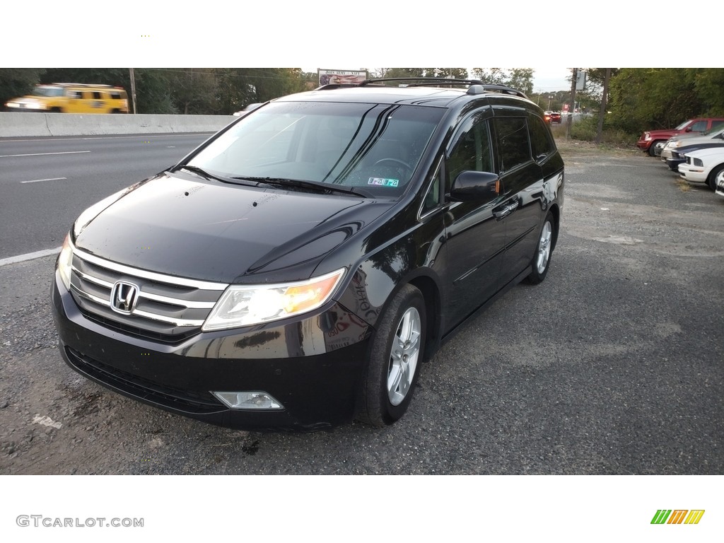 2013 Odyssey Touring - Crystal Black Pearl / Gray photo #4