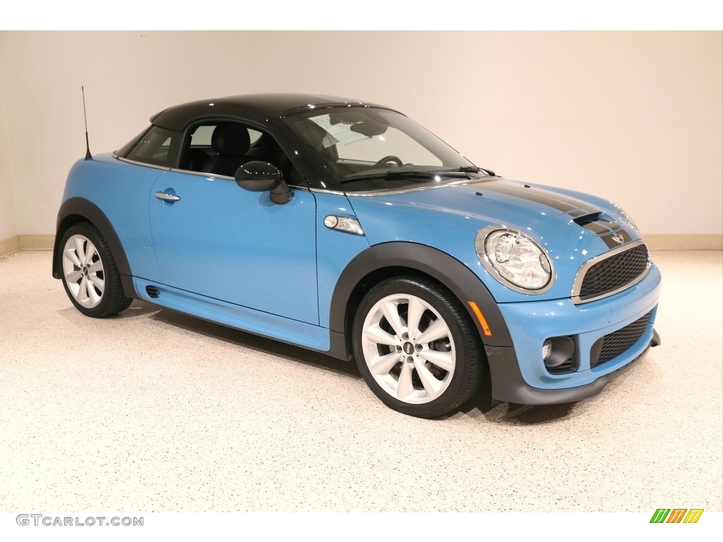 Kite Blue 2013 Mini Cooper S Coupe Exterior Photo #139769614