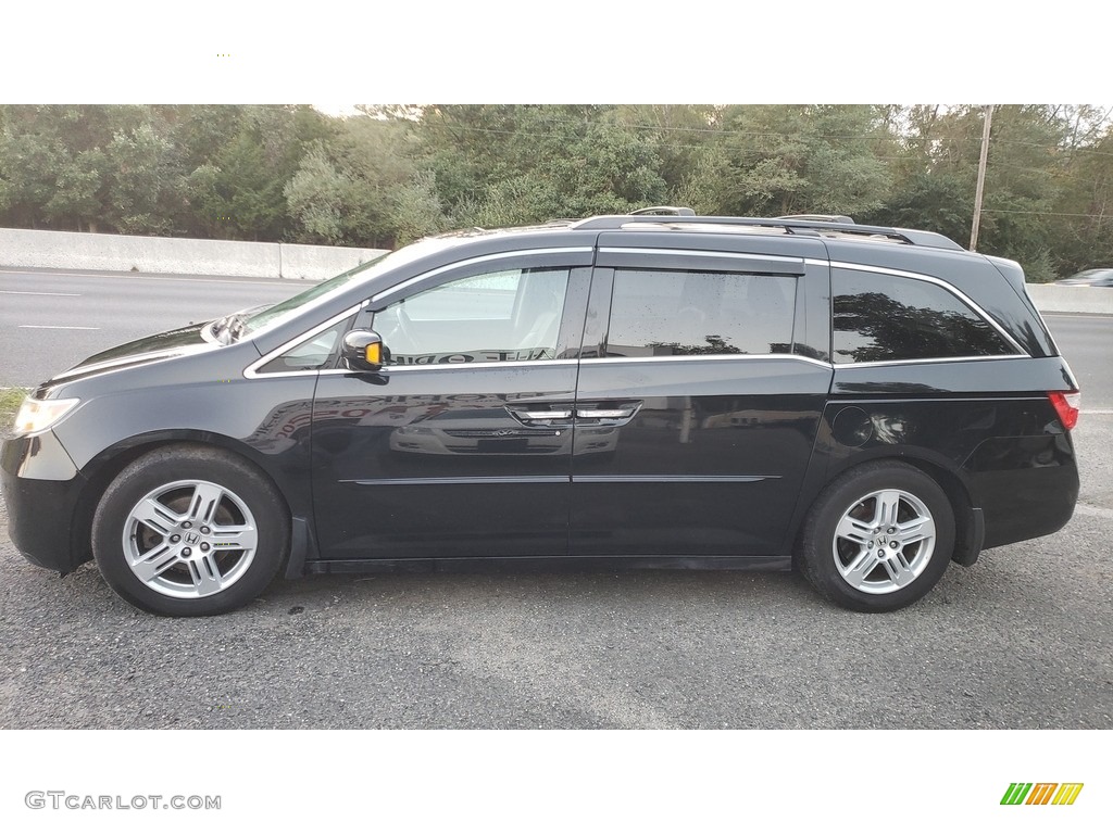 2013 Odyssey Touring - Crystal Black Pearl / Gray photo #5