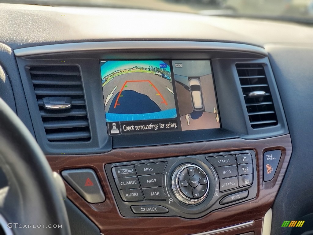 2019 Pathfinder Platinum 4x4 - Pearl White Tricoat / Charcoal photo #4