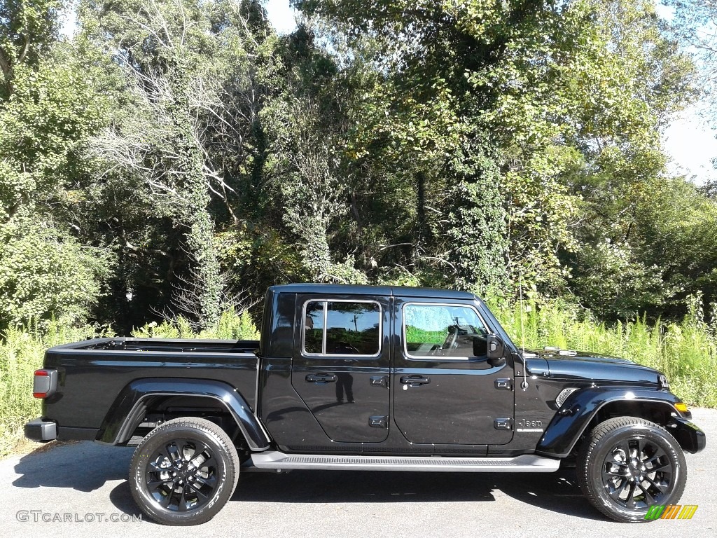 Black 2021 Jeep Gladiator High Altitude 4x4 Exterior Photo #139769937