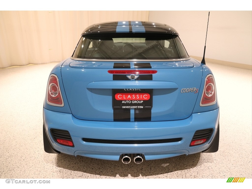 2013 Cooper S Coupe - Kite Blue / Carbon Black photo #20