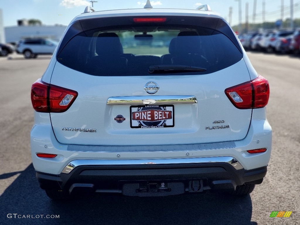 2019 Pathfinder Platinum 4x4 - Pearl White Tricoat / Charcoal photo #19