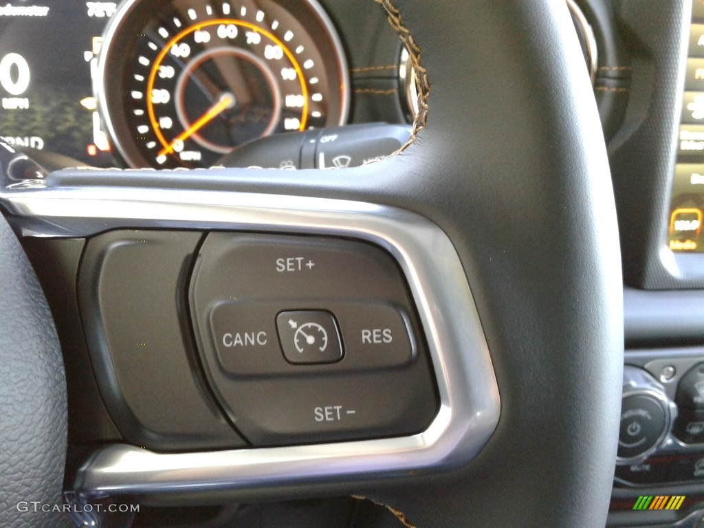 2021 Jeep Gladiator High Altitude 4x4 Black Steering Wheel Photo #139770241