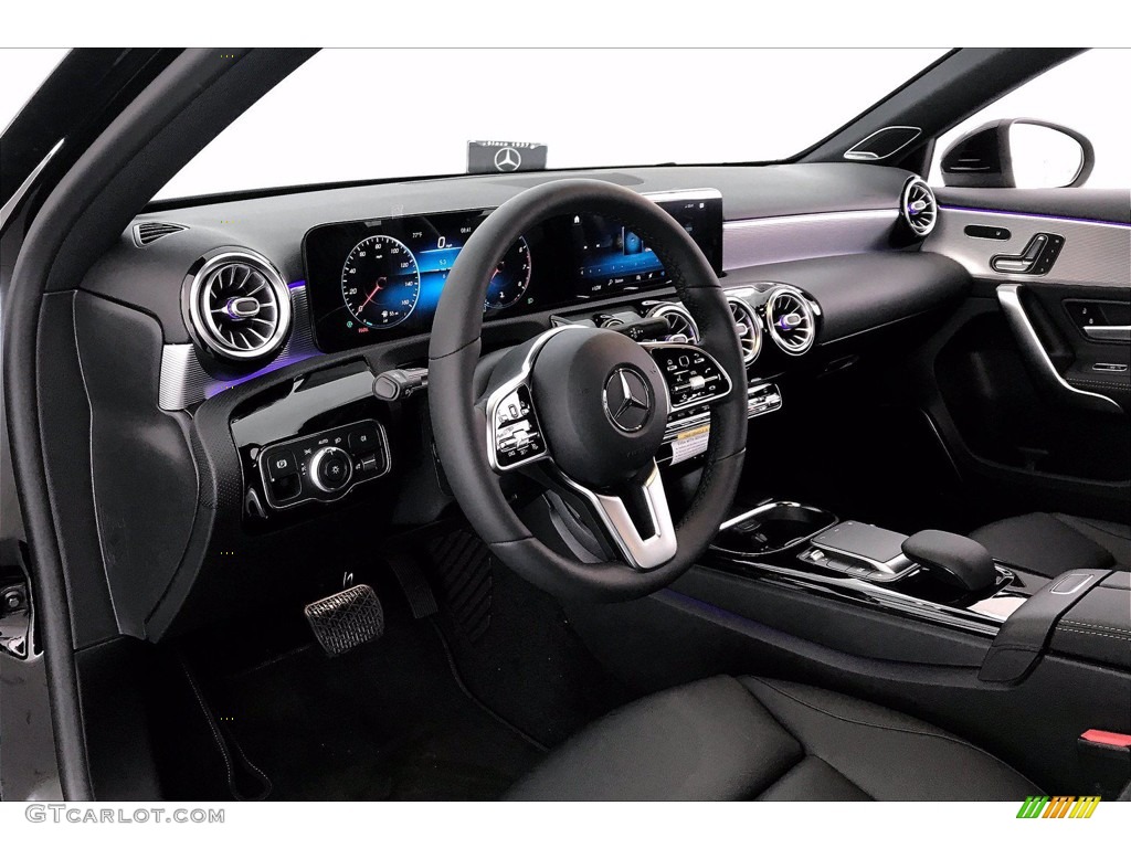 Black Interior 2021 Mercedes-Benz A 220 Sedan Photo #139772599