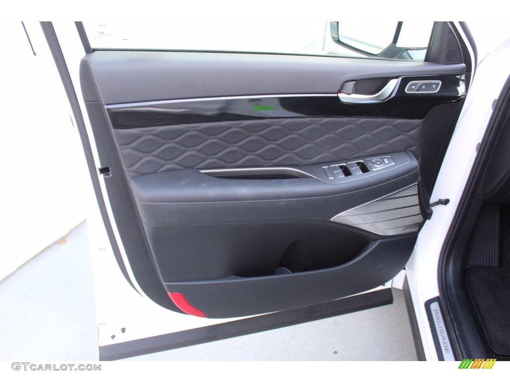 2021 Hyundai Palisade Calligraphy AWD Black Door Panel Photo #139772692