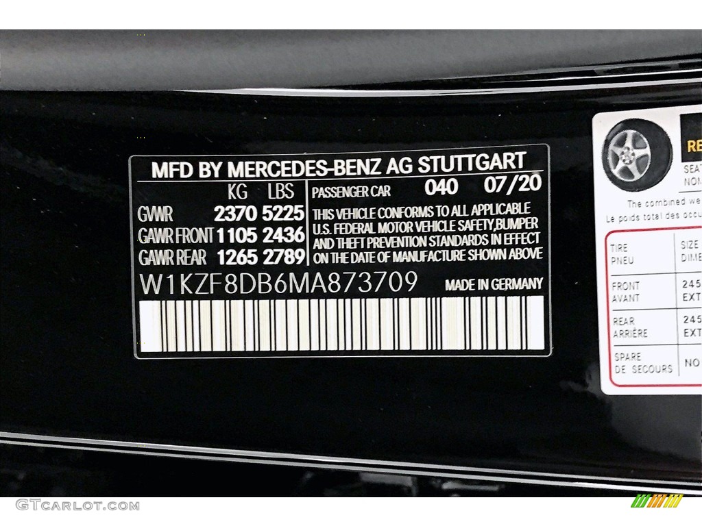 2021 E Color Code 040 for Black Photo #139772782