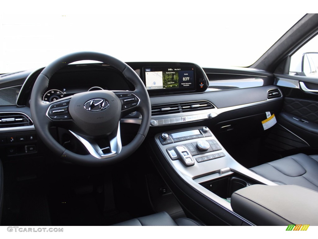 2021 Hyundai Palisade Calligraphy AWD Black Dashboard Photo #139772797
