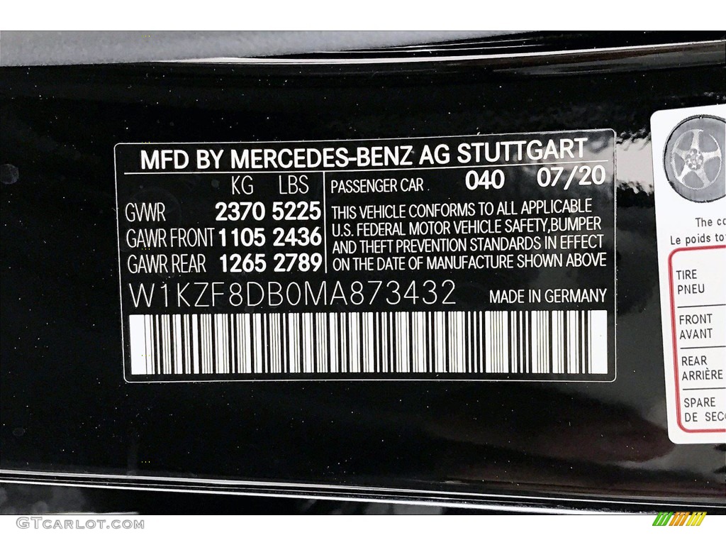 2021 E Color Code 040 for Black Photo #139772878