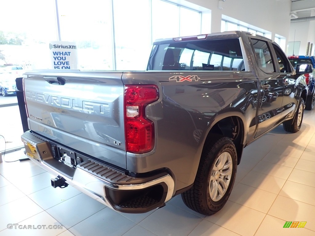 2020 Silverado 1500 LT Crew Cab 4x4 - Satin Steel Metallic / Jet Black photo #5