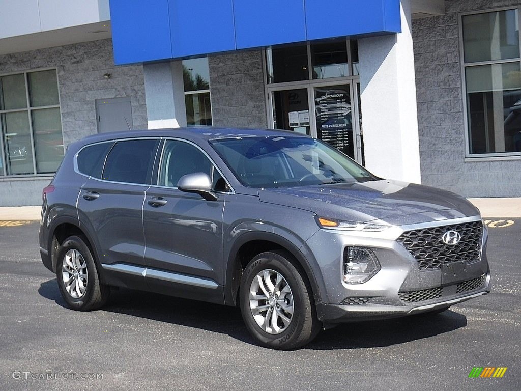 Machine Gray Hyundai Santa Fe