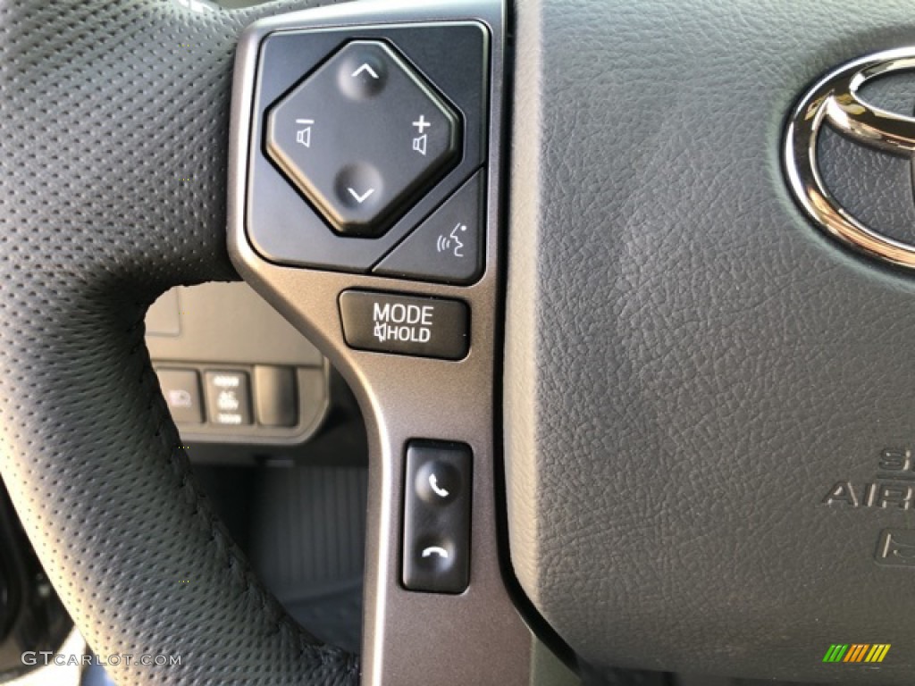 2020 Toyota Tacoma TRD Off Road Double Cab 4x4 TRD Cement/Black Steering Wheel Photo #139773722