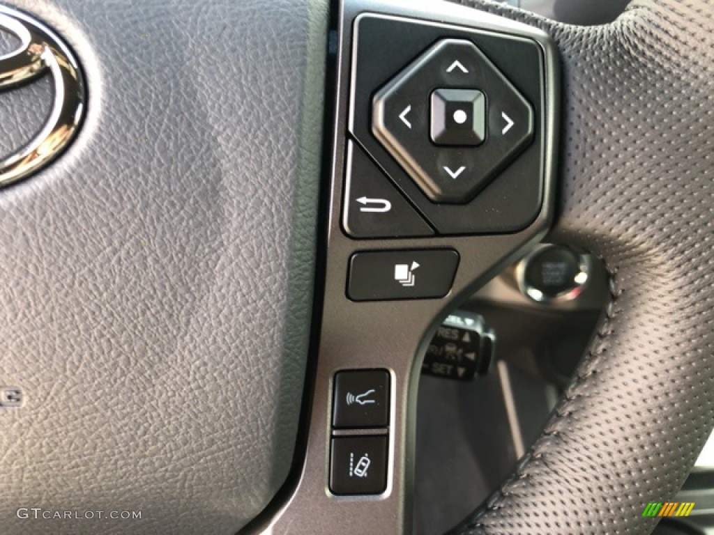 2020 Toyota Tacoma TRD Off Road Double Cab 4x4 TRD Cement/Black Steering Wheel Photo #139773738