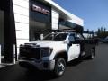 Summit White - Sierra 3500HD Regular Cab 4WD Chassis Utility Truck Photo No. 1