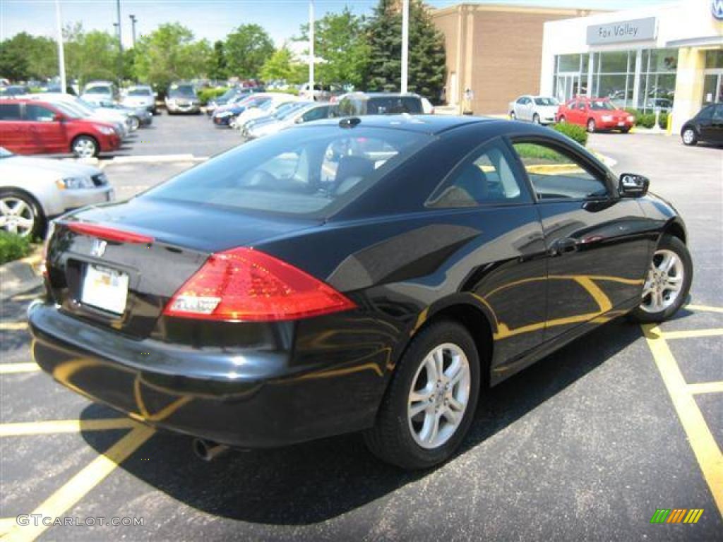 2006 Accord EX-L Coupe - Nighthawk Black Pearl / Black photo #5