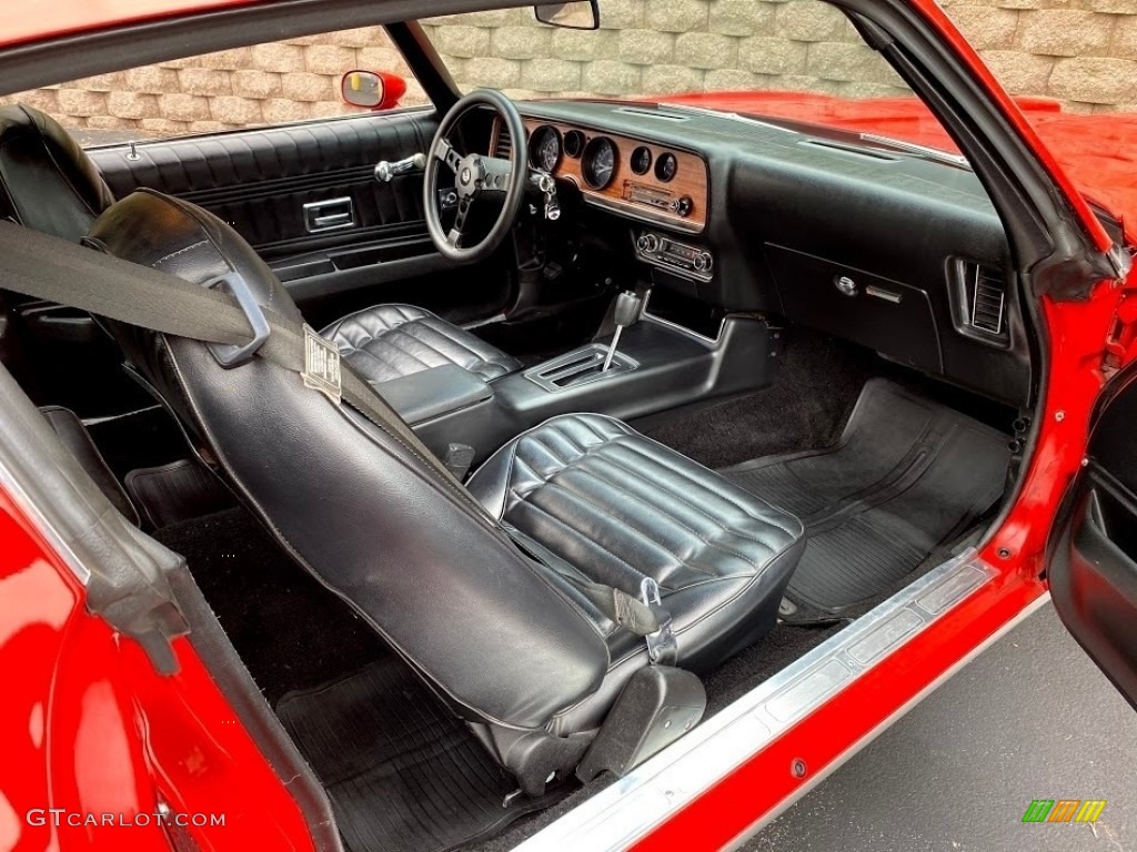 Black Interior 1974 Pontiac Firebird Formula 350 Photo #139775415