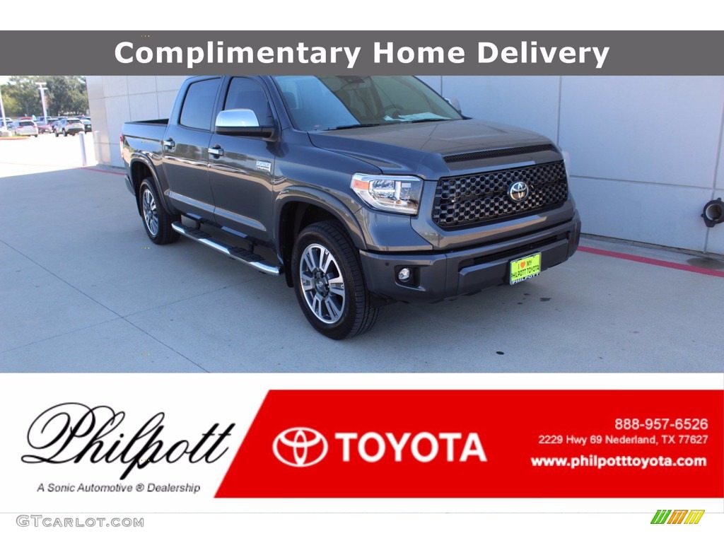 2021 Tundra Platinum CrewMax 4x4 - Magnetic Gray Metallic / Black photo #1