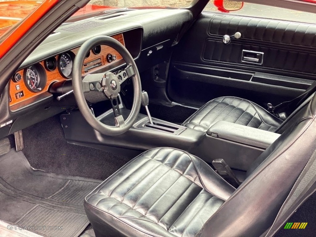 Black Interior 1974 Pontiac Firebird Formula 350 Photo #139775622