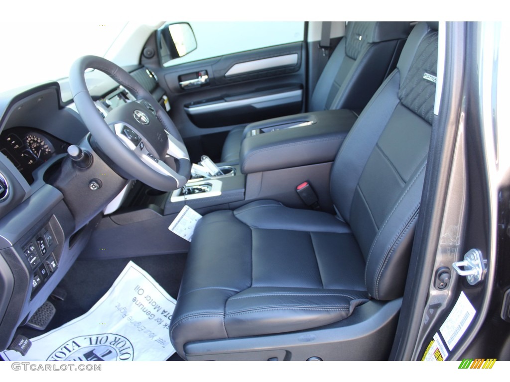 Black Interior 2021 Toyota Tundra Platinum CrewMax 4x4 Photo #139775829