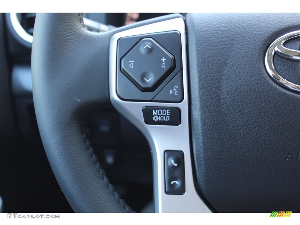 2021 Toyota Tundra Platinum CrewMax 4x4 Black Steering Wheel Photo #139775859