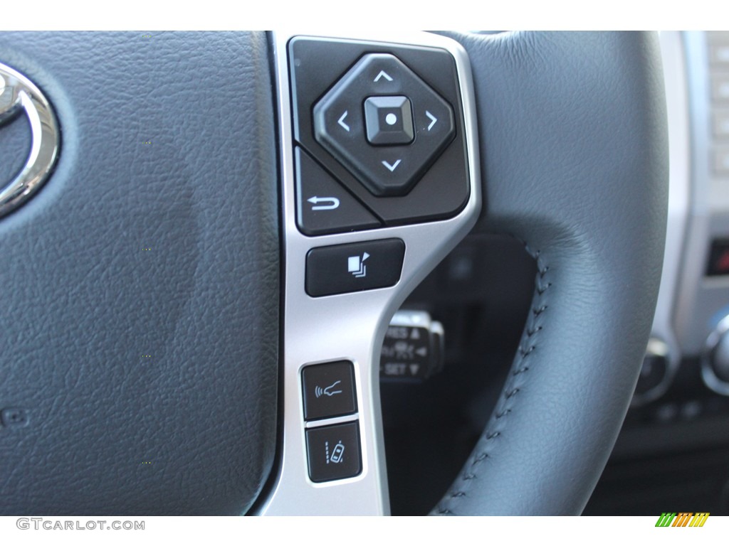 2021 Toyota Tundra Platinum CrewMax 4x4 Black Steering Wheel Photo #139775892