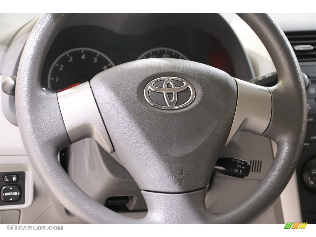 2010 Corolla LE - Classic Silver Metallic / Ash photo #7