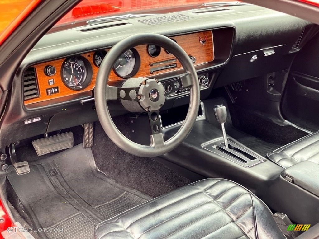 1974 Pontiac Firebird Formula 350 Black Dashboard Photo #139776099