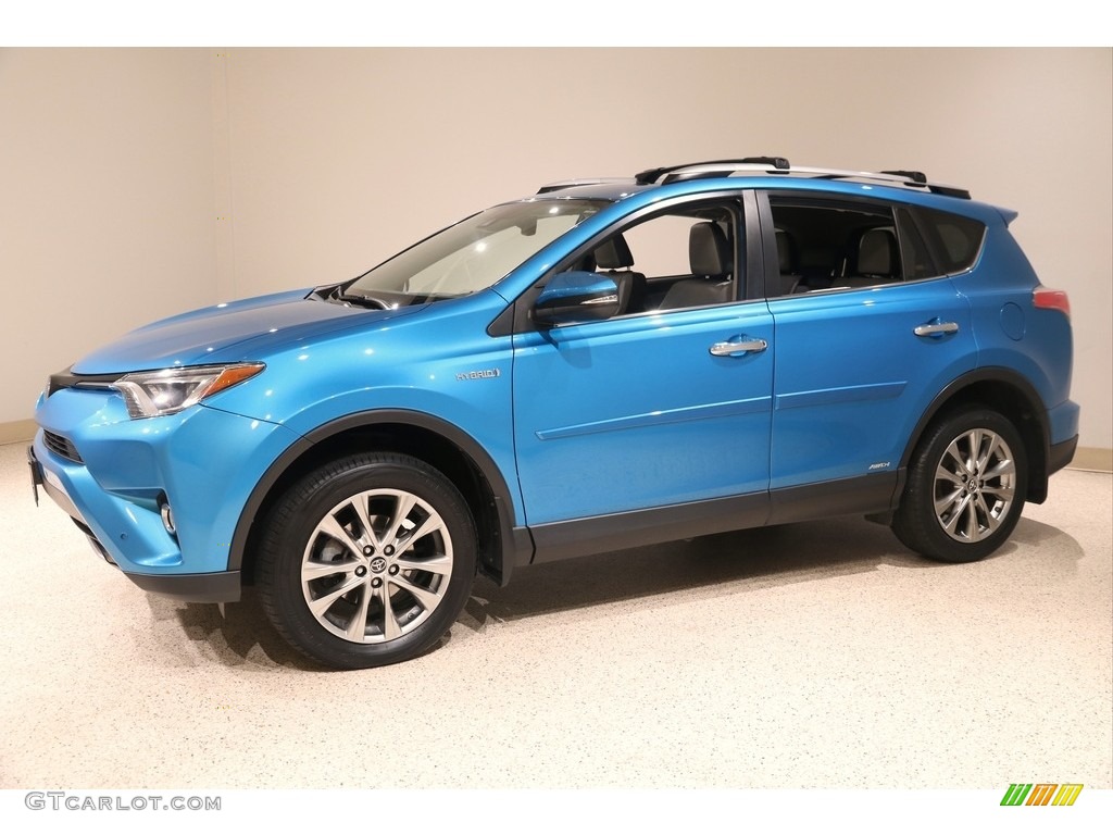 Electric Storm Blue 2016 Toyota RAV4 Limited Hybrid AWD Exterior Photo #139776294