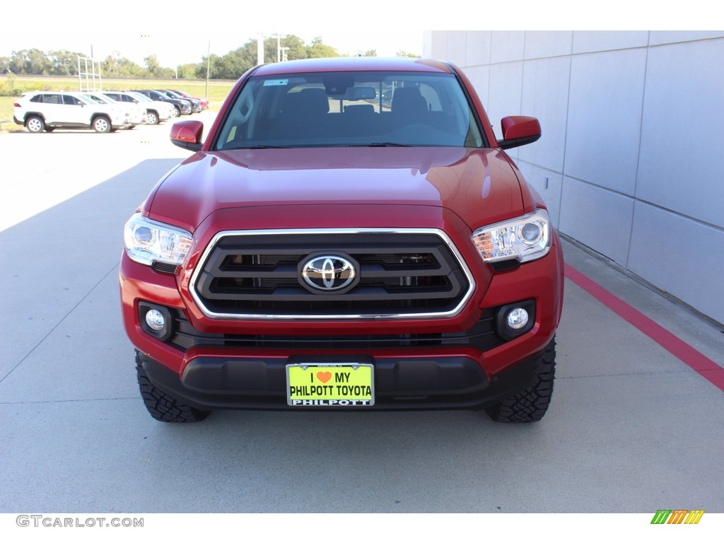 2020 Tacoma SR5 Double Cab - Barcelona Red Metallic / Black photo #3