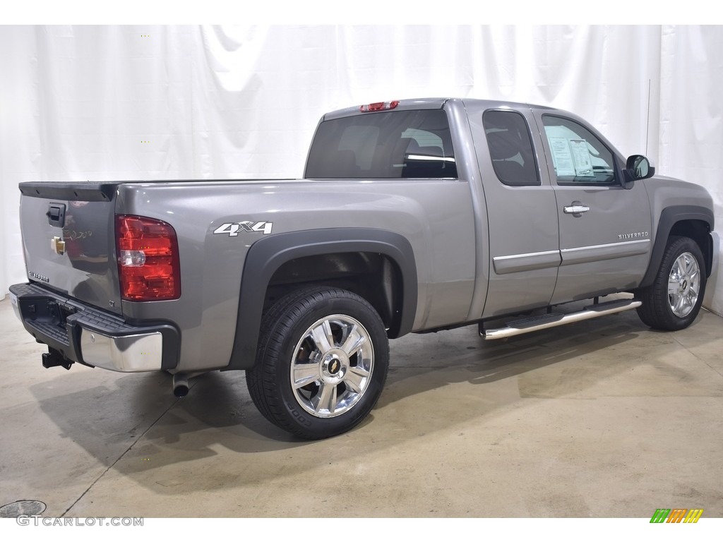 2013 Silverado 1500 LT Extended Cab 4x4 - Graystone Metallic / Ebony photo #2