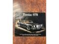 Books/Manuals of 1974 Firebird Formula 350