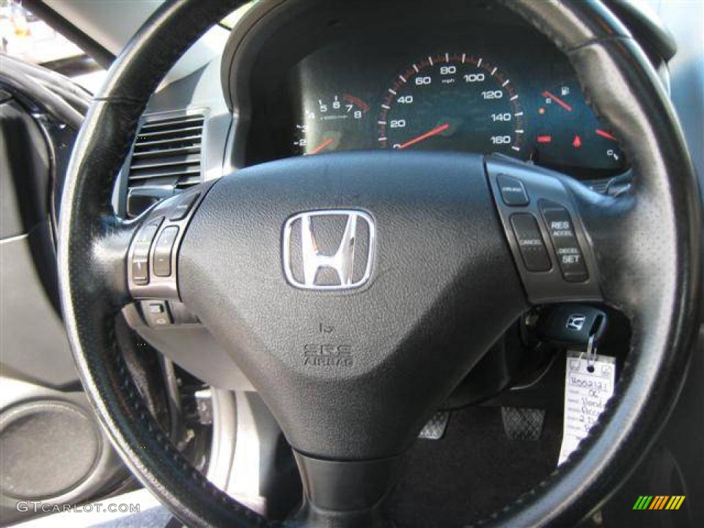 2006 Accord EX-L Coupe - Nighthawk Black Pearl / Black photo #17
