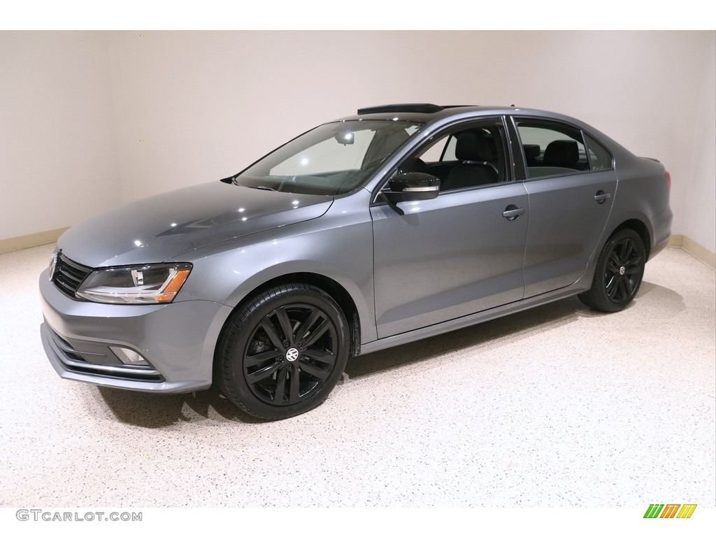 Platinum Gray Metallic 2018 Volkswagen Jetta SE Sport Exterior Photo #139778805