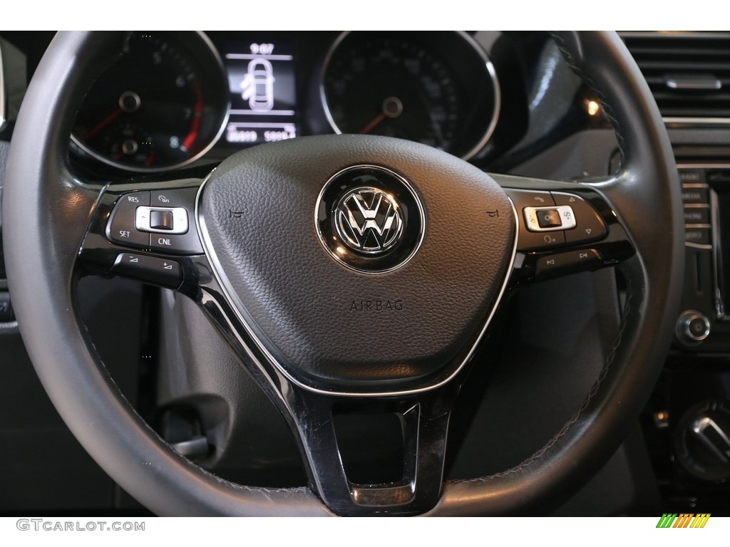2018 Volkswagen Jetta SE Sport Titan Black Steering Wheel Photo #139778865